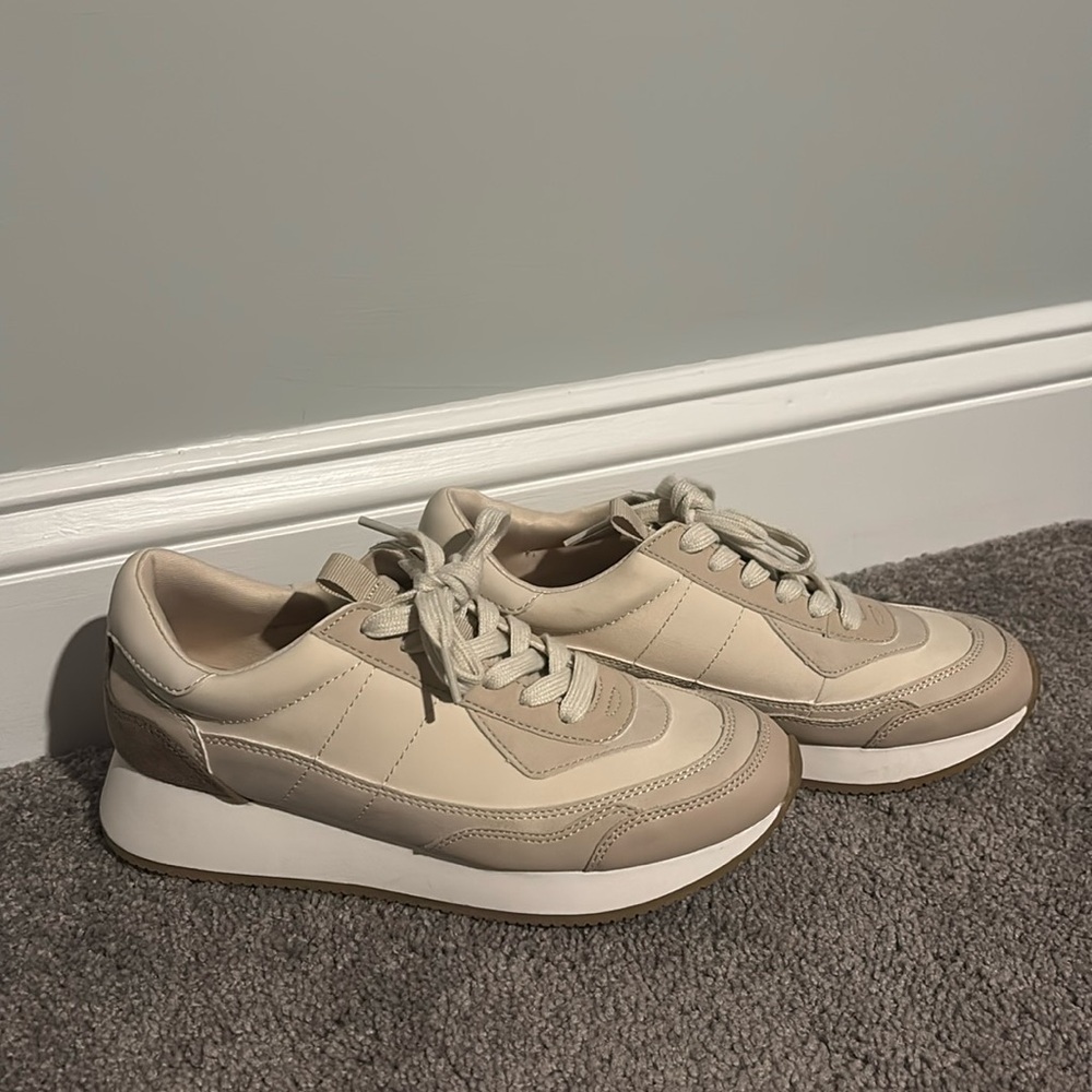 Cream Sneakers